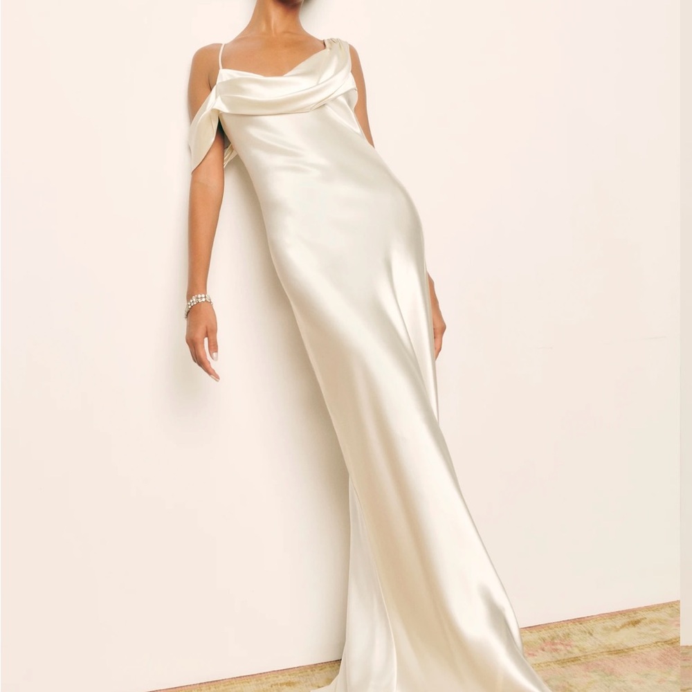 Reformation Ronda Dress in Ivory